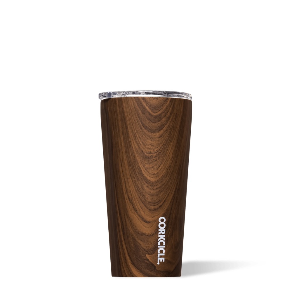 NWT Corkcicle Walnut Finish Tumbler